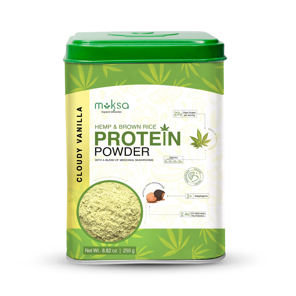 Hemp & Brown Rice Protein Powder Vanilla Flavoured