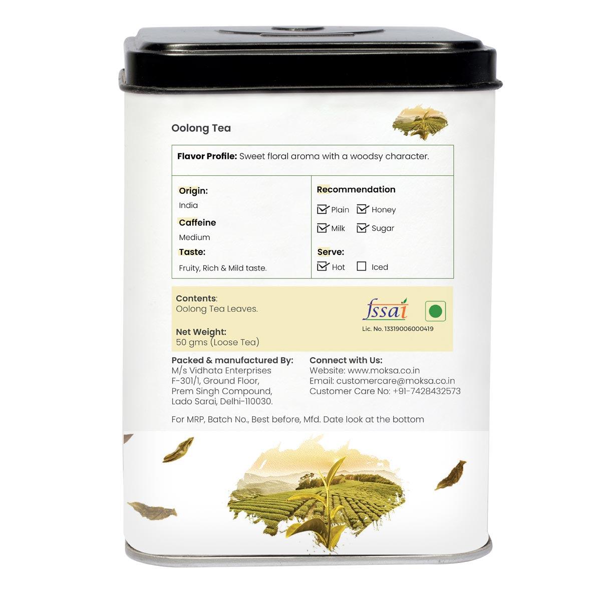 Oolong Darjeeling Loose Leaf Tea - 50 gm - MoksaExpectMiracles