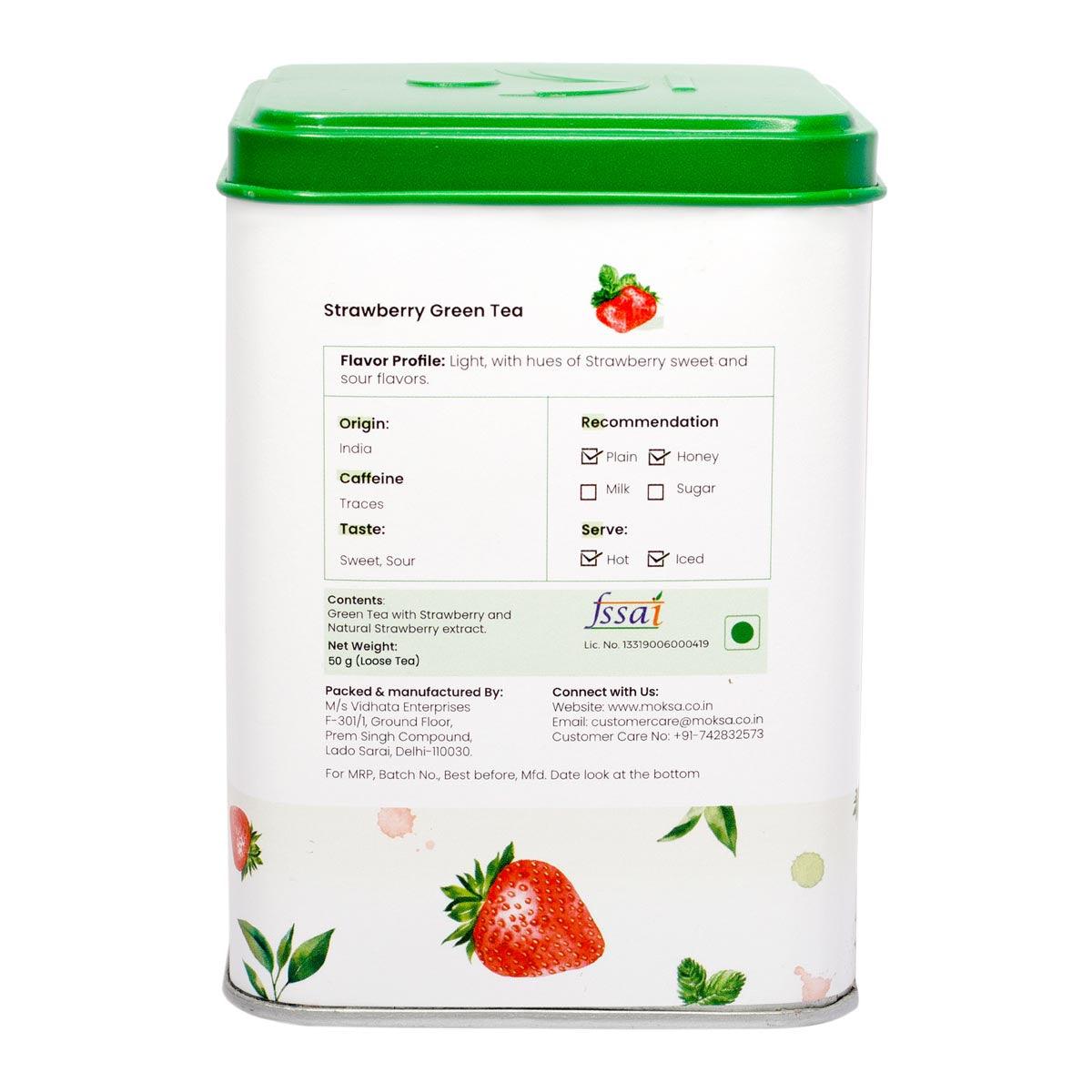 Strawberry Green Tea - MoksaExpectMiracles