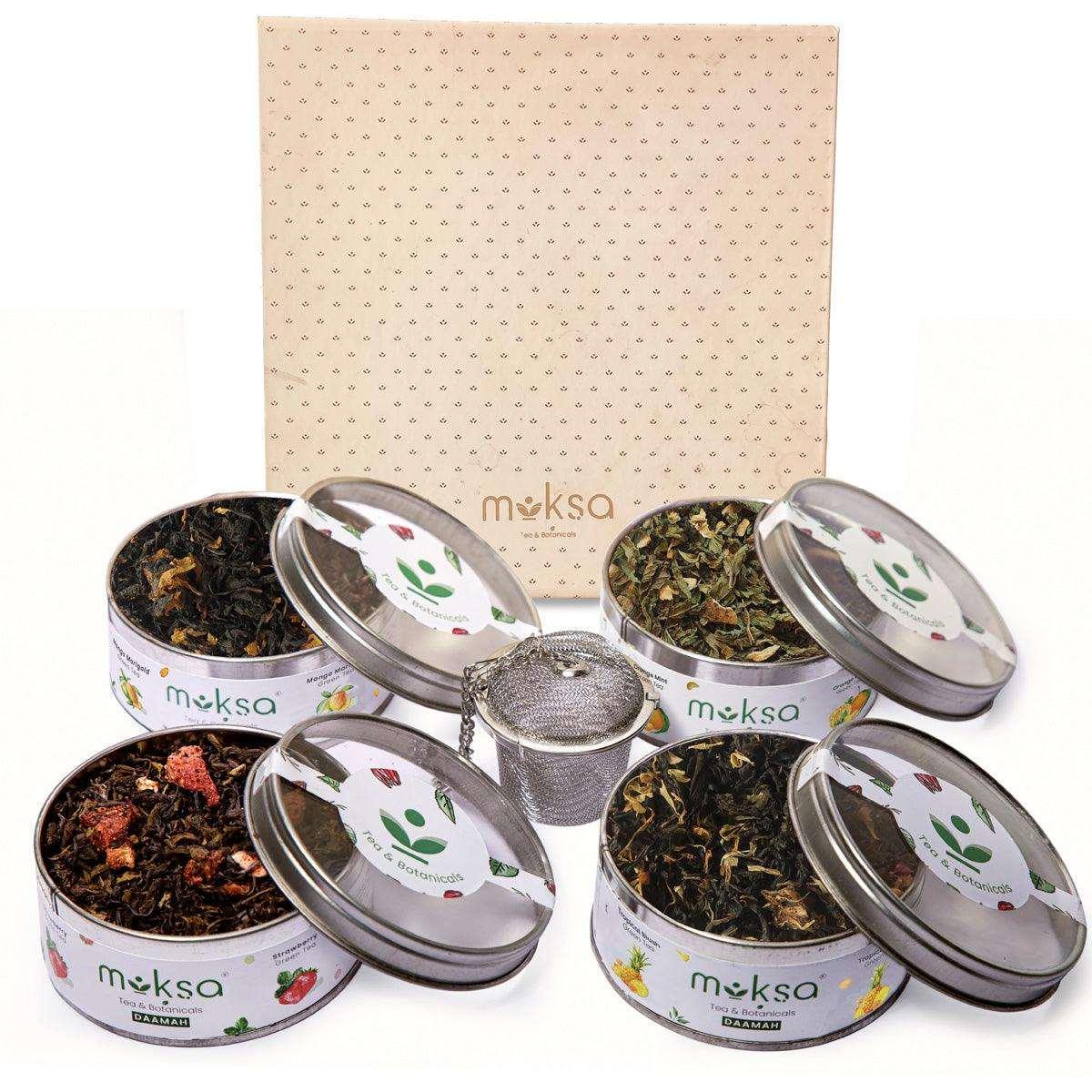 Summer Cooler Box- Assorted Tea Gift Set - MoksaExpectMiracles