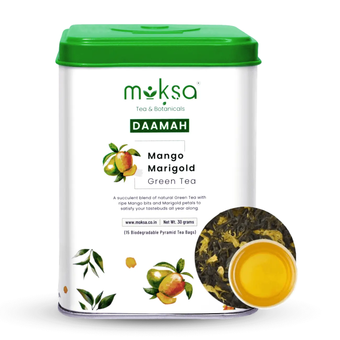 Mango Marigold Green Tea Bags